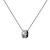 Třpytivý ocelový náhrdelník s kruhovým přívěskem Elan Lumine DW00400213