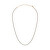 Třpytivý bronzový náhrdelník s krystaly Classic Tennis DW00400390