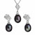 Set di gioielli in argento con perle Pavona 29018.3 (orecchini, collana, pendente)