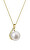 Luxuriöse Goldkette mit echte Perle und Diamanten 92PB00029