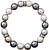 Brățară cu perle 33061.3 grey