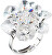 Prsteň Lekno 35012.1 krystal