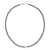 Sivý perličkový náhrdelník s kryštálmi Preciosa 32065.3