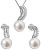 Souprava stříbrných šperků s pravými perlami Pavona 29037.1 (náušnice, řetízek, přívěsek)