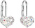 Srdíčkové náušnice s krystaly Swarovski 31125.9 white