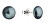 Cercei sferici eleganți cu perle sintetice 71136.3 tahiti