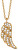 Halskette aus vergoldetem Silber Flügel mit Zirkonen ERN-LILWING-Z-G