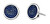 Ezüst fülbevaló kék lapis lazuli ásvánnyal ERE-LP-ST