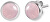 Orecchini in argento con quarzo rosa ERE-RQ-ST