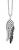 Colier bicolor de argint cu zirconi Wingduo ERN-WINGDUO-ZIB (lănțișor, pandantiv)