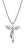 Strieborný náhrdelník Anjel ERN-LILANGEL-ZIM (retiazka, prívesok)