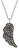 Stříbrný náhrdelník Křídlo s markazity ERN-LILWING-MA