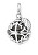 Ciondolo d'argento Campana dell'Angelo con campana nera ER-23-27-S