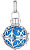 Ciondolo in argento Angelo campana con campana turchese ER-06