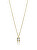 Elegante vergoldete Halskette mit Zirkon Angela EWN23081G
