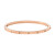 Elegantní bronzový pevný náramek JF04394791
