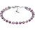 Bellissimo bracciale doppio in acciaio con perline JF04685040