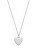 Slušivý ocelový náhrdelník Srdce Drew JF04690040