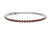 Tenisový náramek s červenými krystaly Swarovski SB-CHERRYTENNIS-S