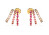 Dámské pozlacené náušnice Crazy Earrings JUBE03307JWYGPKT/U
