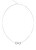 Dvojitý ocelový náhrdelník se srdíčky Guess Amore JUBN05049JWRHT