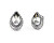 Elegantní ocelové náušnice Crystal Drop JUBE03393JWRHT/U