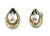 Cercei eleganți placați cu aur Crystal Drop JUBE03393JWYGT/U