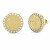Eleganti orecchini placcati in oro JUBE02255JWYG
