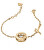 Elegantní pozlacený náramek Solitaire JUBB01462JWYG
