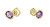 Fashion pozlacené pecky Mamounia JUBE05572JWYGMCT/U