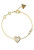 Bellissimo bracciale placcato in oro con zirconi Amami JUBB04027JWYGWHS