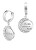 Kruhové náušnice s prívesky Moon Phases JUBE01192JWRH