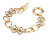 Luxuriöses vergoldetes Armband 4G Status JUBB01474JWYGS
