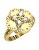 Luxusní pozlacený prsten s květinou Wild Flower JUBR05506JWYG