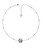 Moderní ocelový náhrdelník 4G Logo Boule JUBN01388JWRHT/U