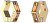 Cercei atemporali placați cu aur cu pietre portocalii de zircon Huggie Me JUBE03133JWYGPET/U