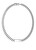 Nadčasový oceľový náhrdelník X Logo JUXN03005JWSTT/U
