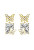 Vergoldete Ohrringe mit Schmetterlingen Chrysalis JUBE04089JWYGT/U