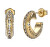 Wunderschöne vergoldete Ohrringe Rolling Hearts JUBE03347JWYGT/U