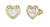 Bezaubernde vergoldete Ohrringe mit Perlmutt Amami JUBE04028JWYGWHT/U