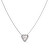 Splendida collana in acciaio con cuore Mon Amour JUBN04606JWRHT/U