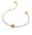 Ein bezauberndes vergoldetes Armband mit Perlen Natural Stones JUBB03074JWYGAQ
