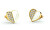 Romantici orecchini placcati in oro Lovely Guess JUBE03048JWYGWHT/U