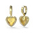 Orecchini romantici placcati in oro Mon Amour JUBE04608JWYGT/U