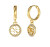 Schicke vergoldete Ohrringe 4G Logo JUBE02135JWYGT/U
