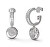 Cercei eleganți din oțel cu pandantive Stylish Guess JUBE04596JWRHT/U