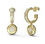 Eleganti orecchini placcati oro con pendenti Stylish Guess JUBE04596JWYGT/U