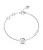 Elegante bracciale in acciaio con zirconi Stylish Guess JUBB04594JWRH