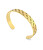 Elegante bracciale rigido Golden Hour UBB70142-S