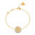 Elegante braccialetto placcato in oro JUBB02257JWYG